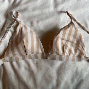Hollister Striped Bikini Top